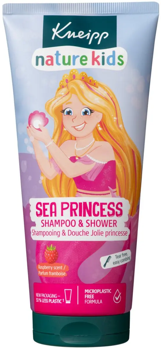 Kneipp Prinsessen Kinder Shampoo & Douche 200ml - 6 Stuks