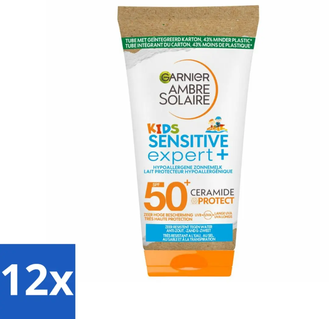 Garnier Ambre Solaire Kids SPF 50+ Zonnemelk 12x50ml
