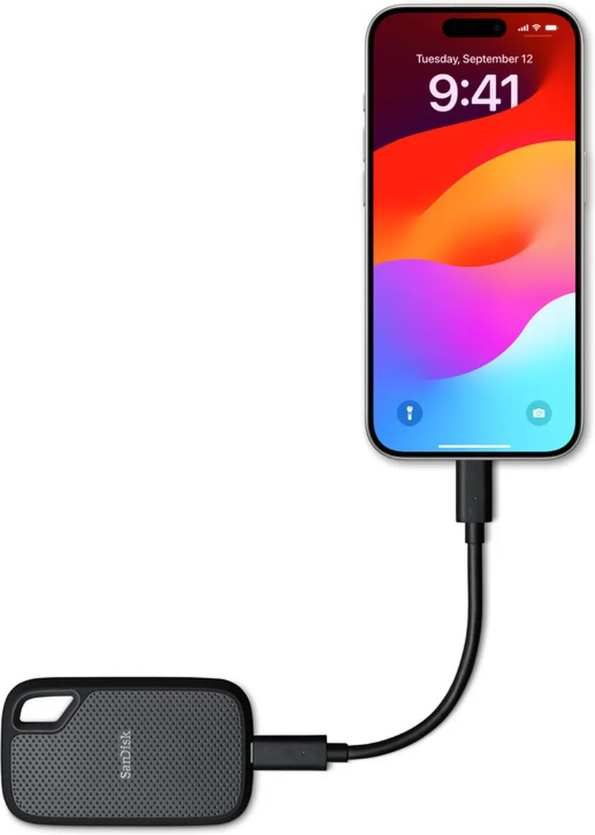 SanDisk Extreme® draagbare SSD van 1 TB