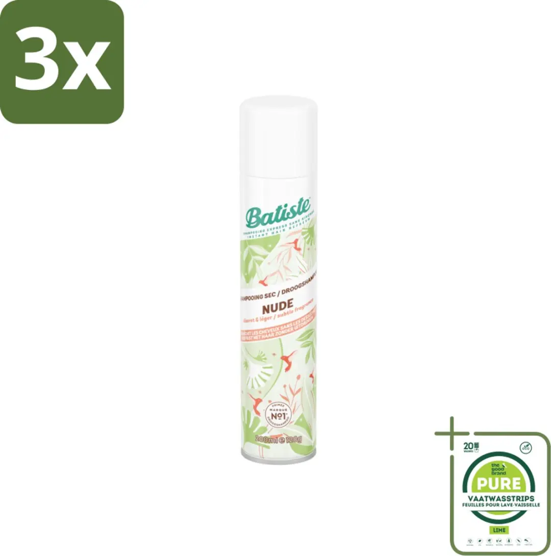 Batiste Nude Droogshampoo 200ml