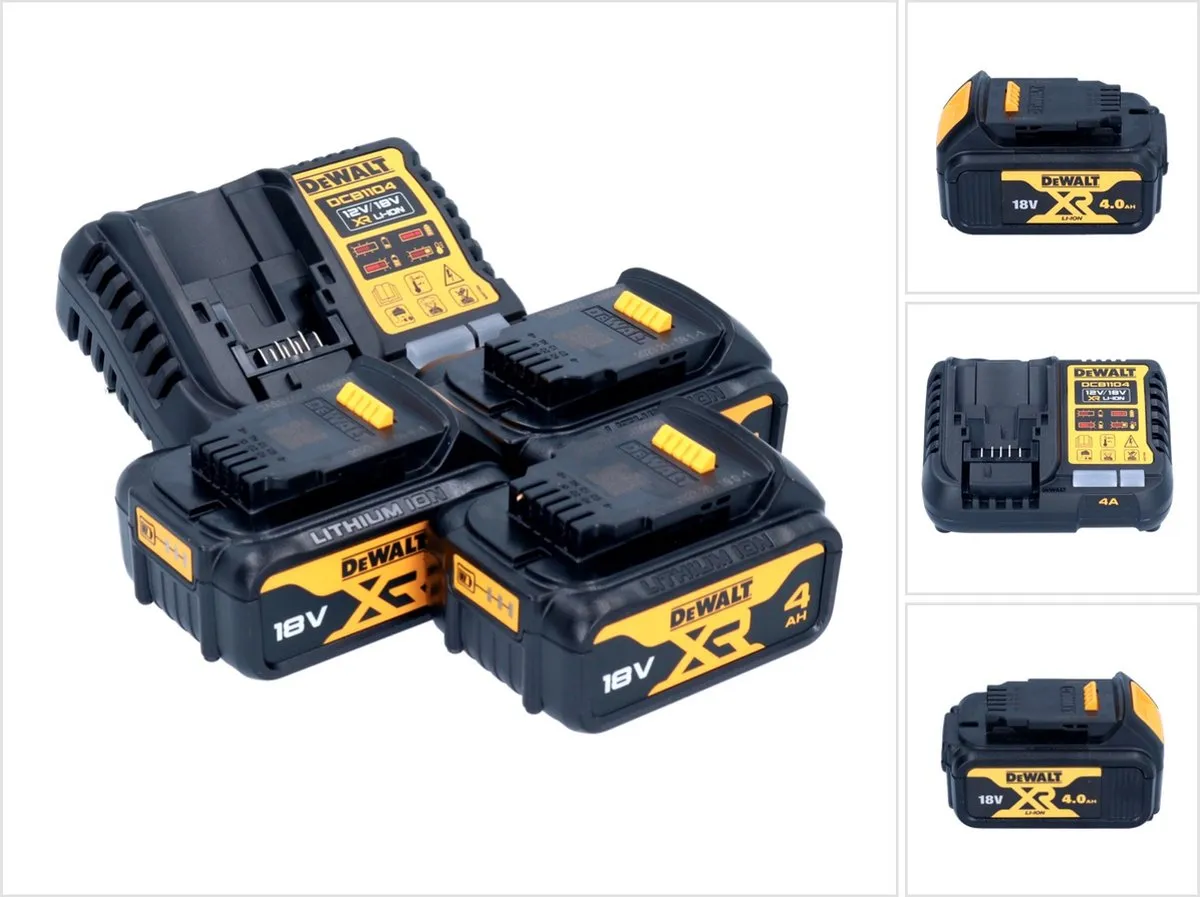DeWalt DCB1104 M3 Accu-starterset 12V/18V