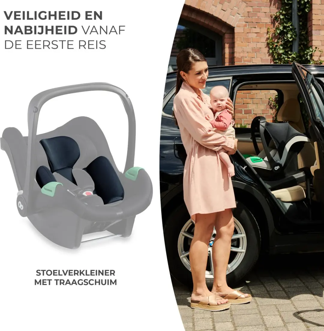 KinderKraft MINK PRO i-Size Autostoel 40-75cm - Zwart - afbeelding 6 van 6