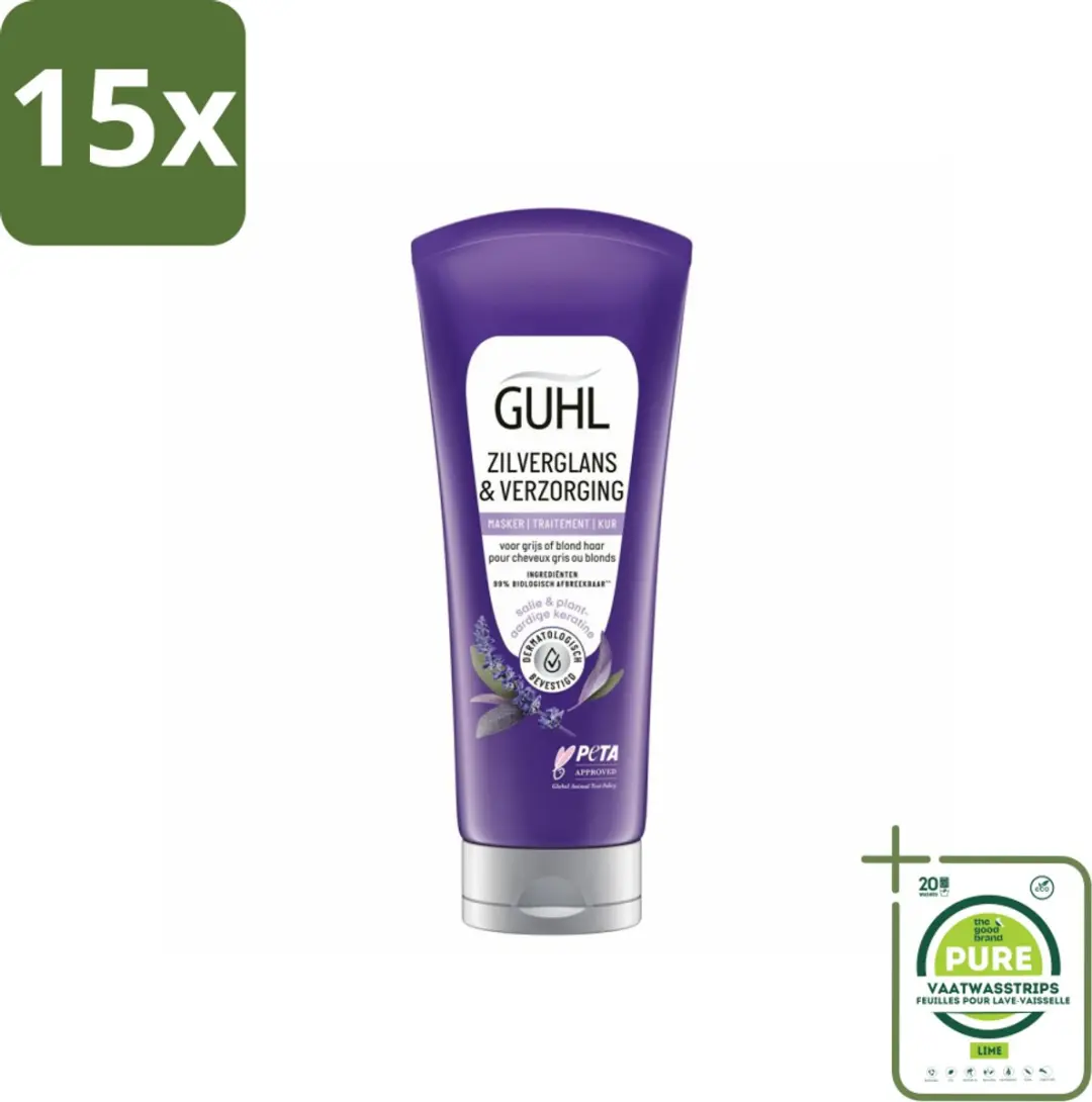 Guhl Haarmasker Zilverglans & Verzorging 200ml