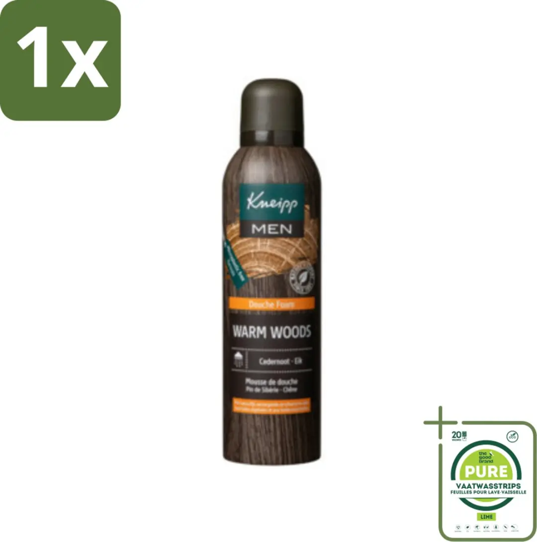 Kneipp Douche Schuim Men Warm Woods 200ml