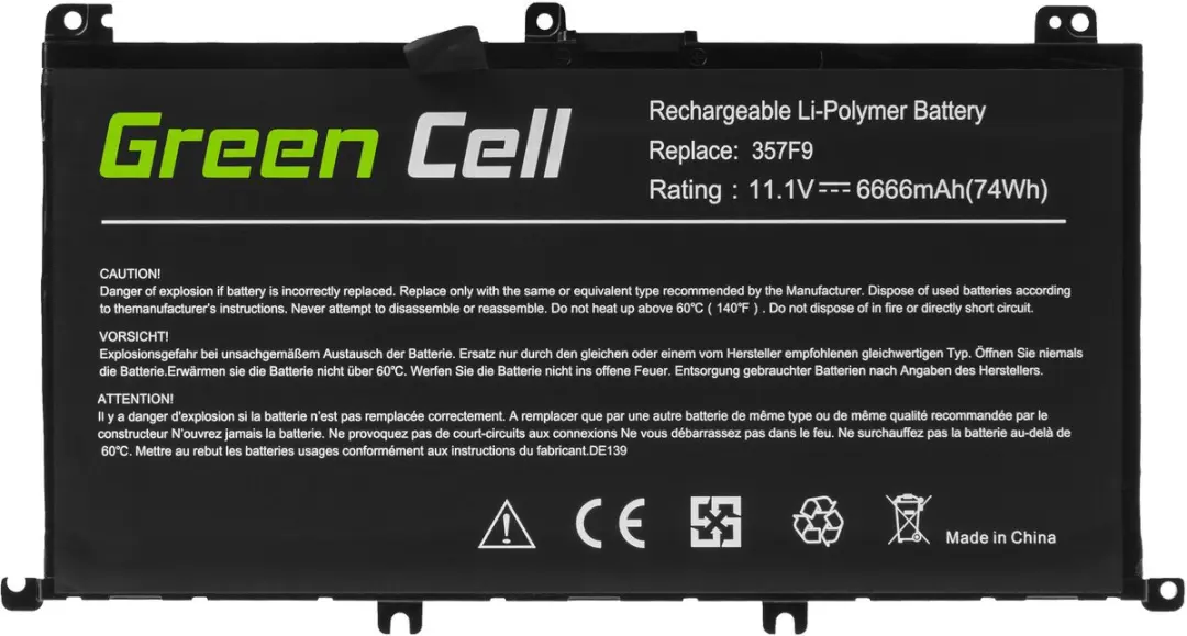 Dell Accu 4200mAh - voor Inspiron 15 5576/5577/7557/7559/7566/7567
