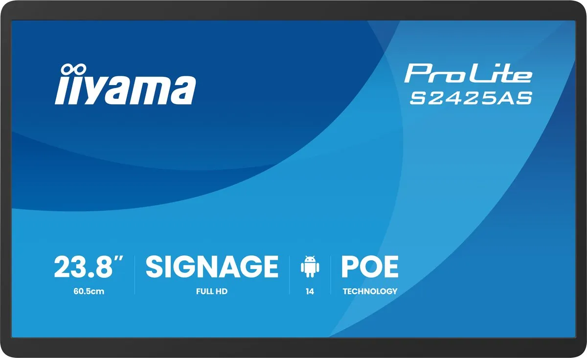iiyama ProLite S2425AS-B1P Digitale Signage 23.8" - 500 cd/m² - Android