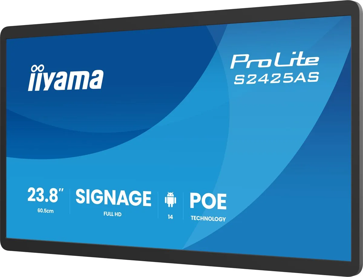 iiyama ProLite S2425AS-B1P Digitale Signage 23.8" - 500 cd/m² - Android