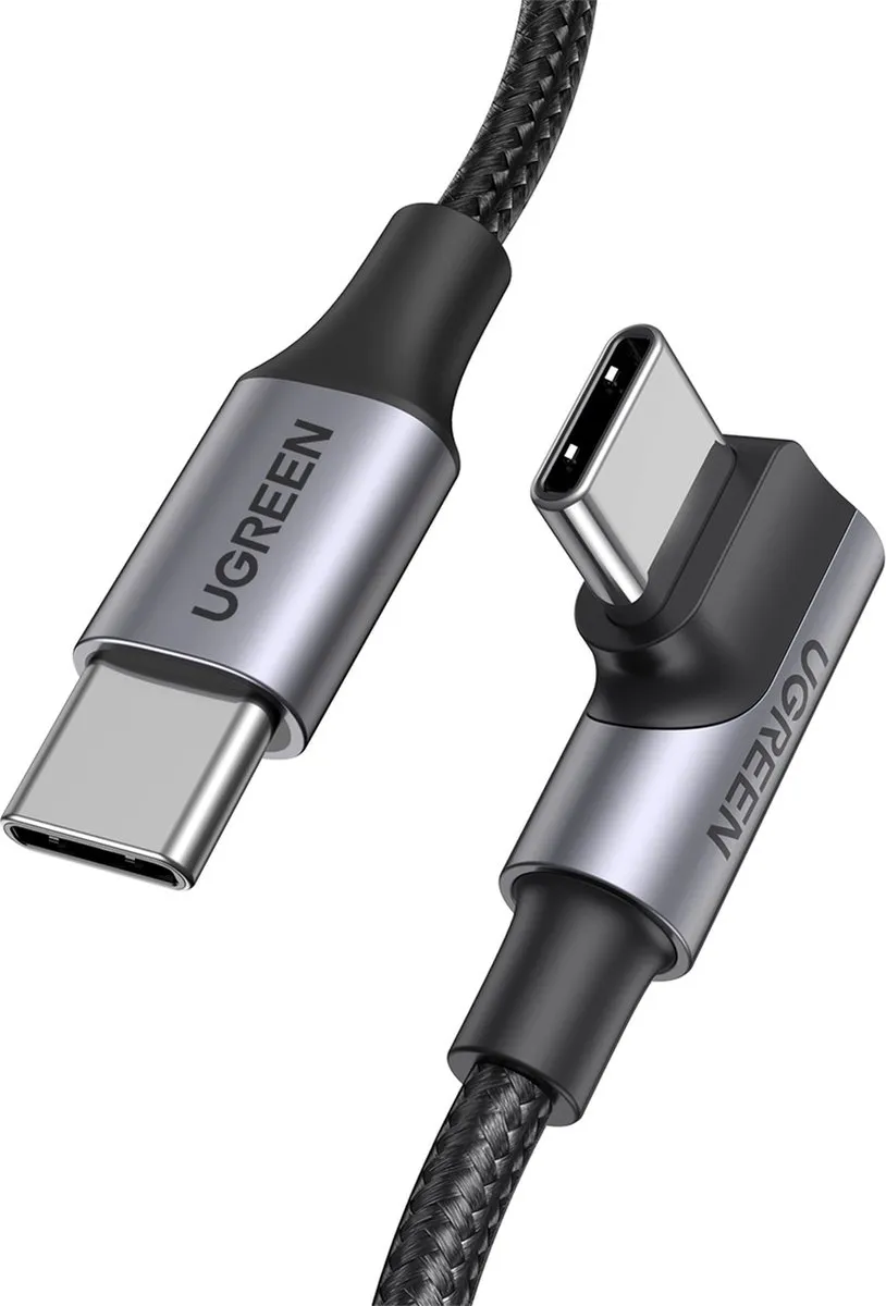 Ugreen 70645 USB-C naar USB-C 90° Kabel 2m