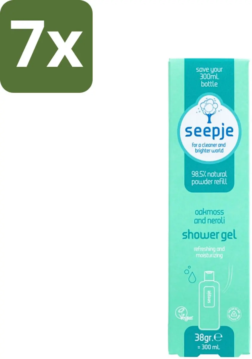 Seepje Eikenmos & Neroli Douchegel Navulling