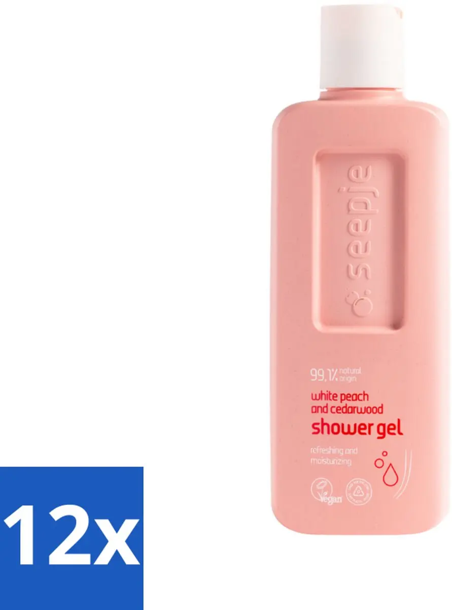 Seepje Douchegel Witte Perzik & Cederhout 300ml