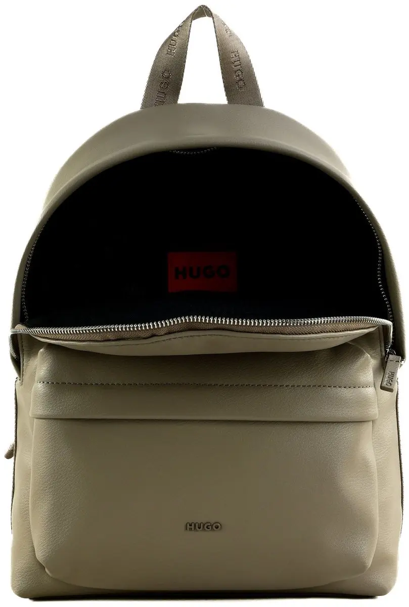 Hugo Backpack Light Beige Taupe - 12 inch Laptopvak - 2 Vakken