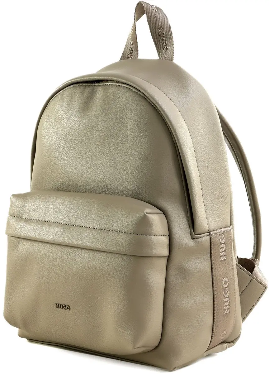 Hugo Backpack Light Beige Taupe - 12 inch Laptopvak - 2 Vakken