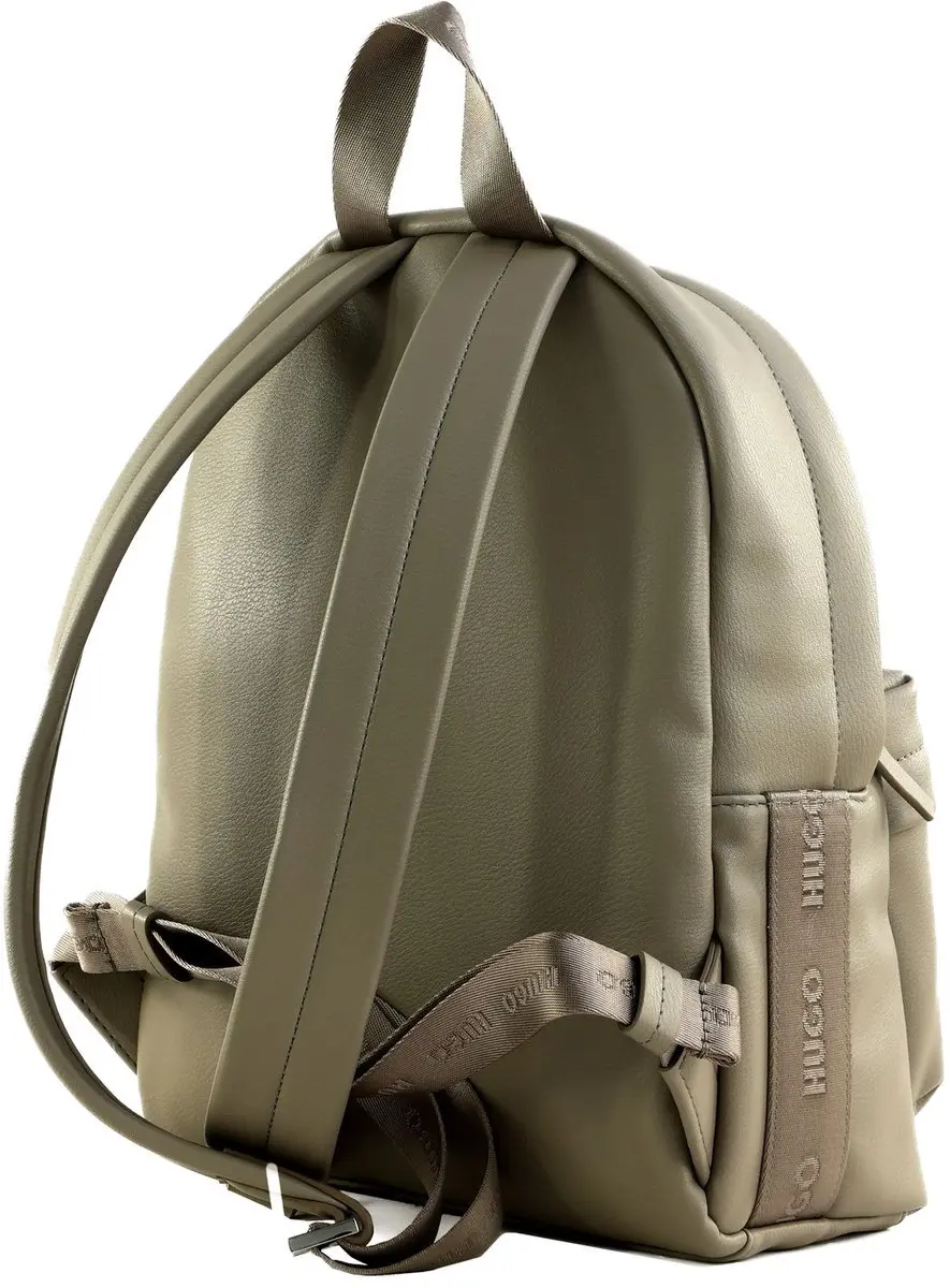 Hugo Backpack Light Beige Taupe - 12 inch Laptopvak - 2 Vakken