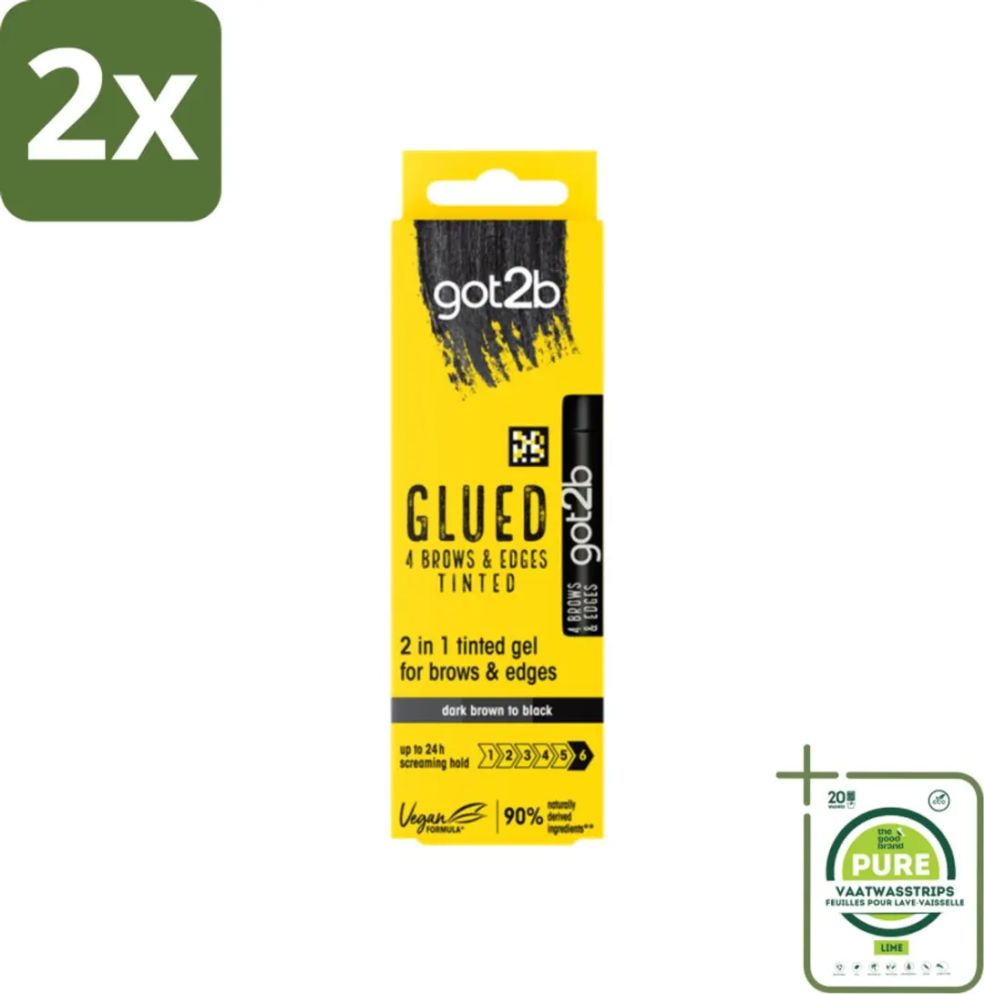 Got2B 2-in-1 Gel Brows & Edges Zwart