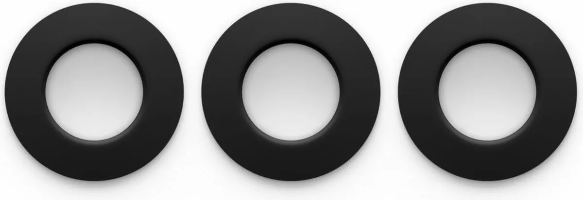 Philips Hue Inbouwspot RGB 3 Stuks - Ø90mm - Zwart - afbeelding 6 van 6