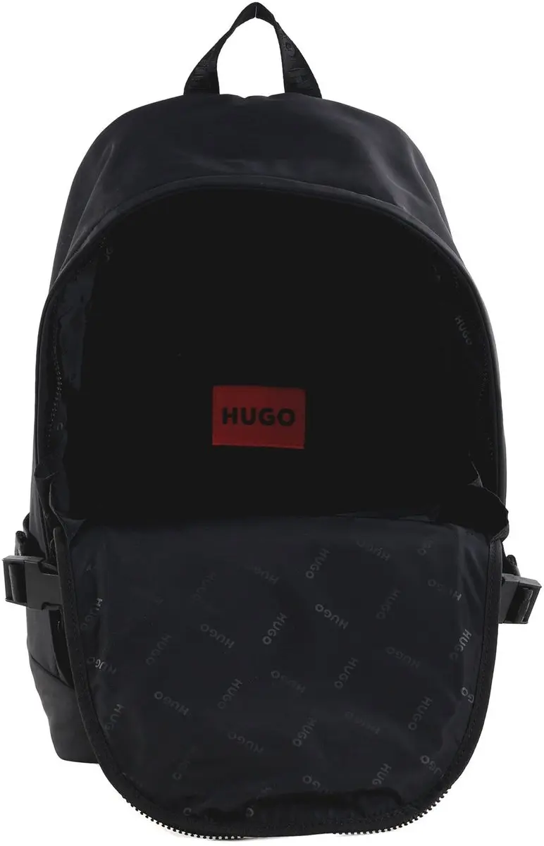 Hugo Backpack Taric Black - 15 inch Laptopvak - 2 Vakken