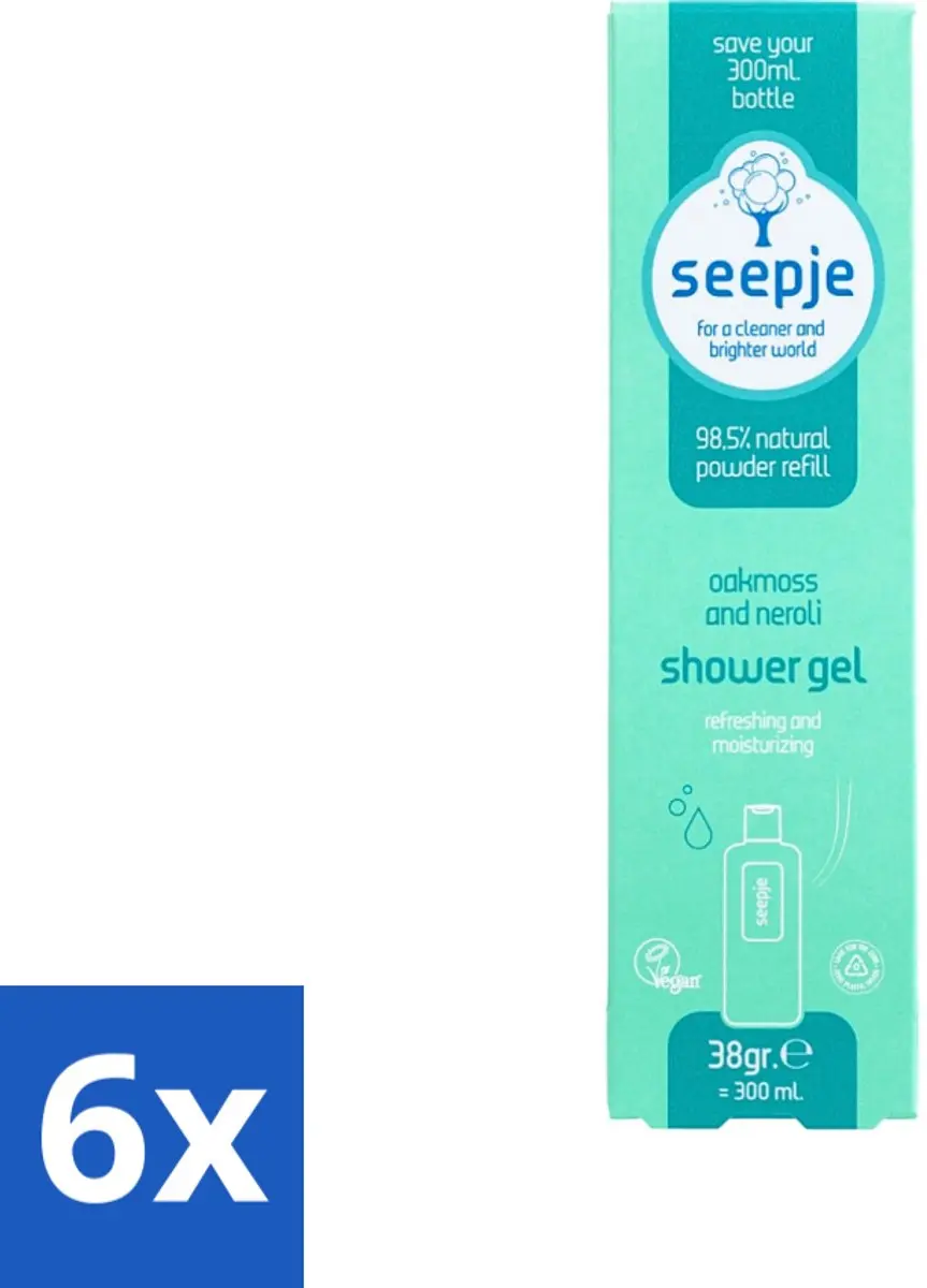 Seepje Douchegel Navulling Eikenmos & Neroli