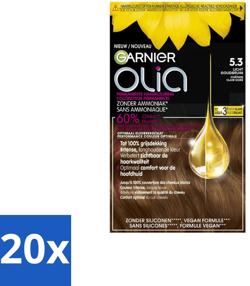 Garnier Olia 5.3 Haarkleuring Licht Goudbruin