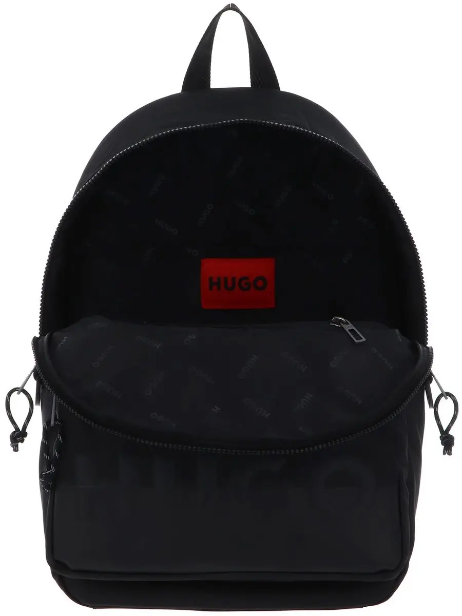 Hugo Nosh Backpack Laptoprugzak - 3 Vakken - Zwart