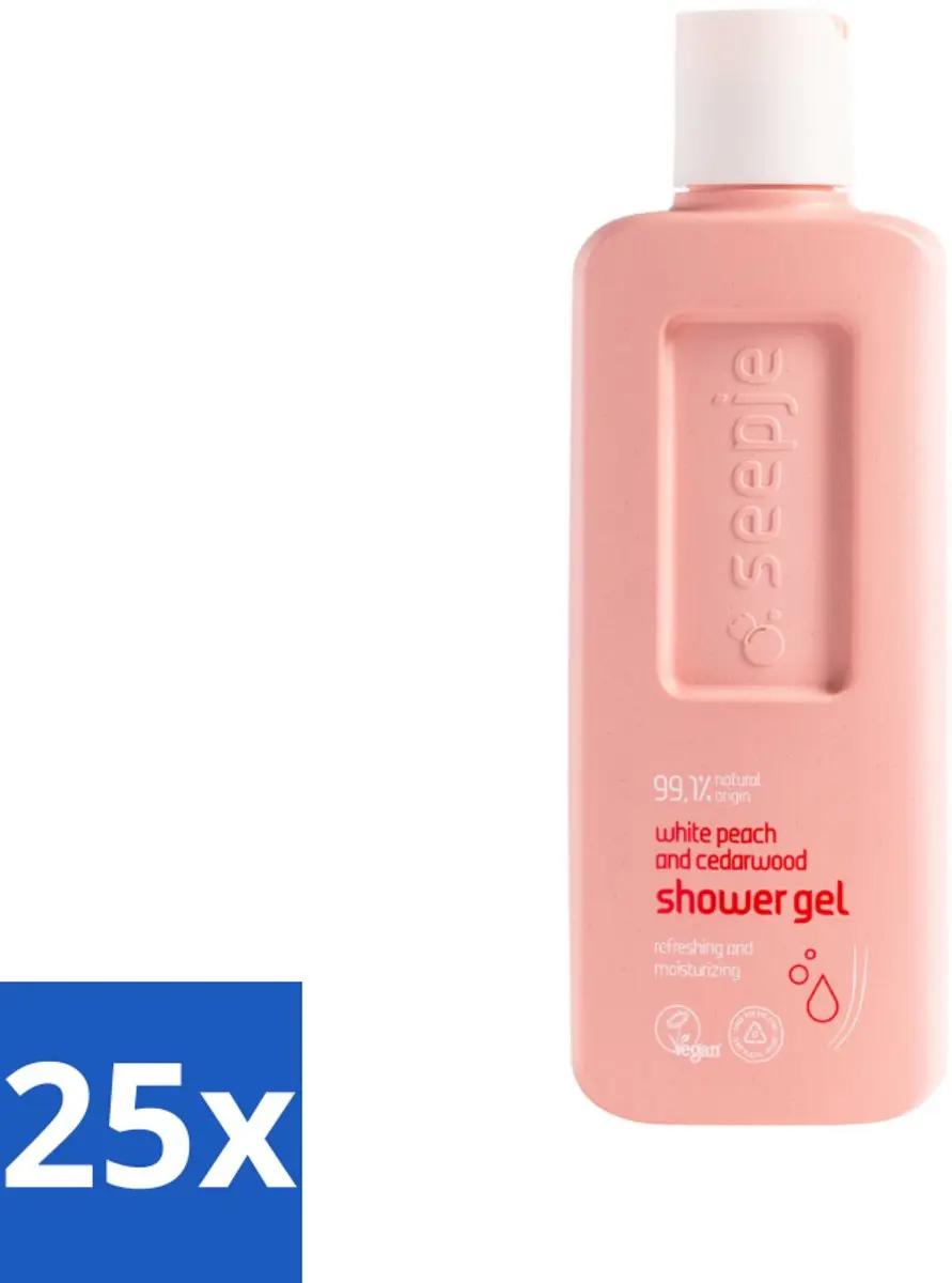 Seepje Douchegel Witte Perzik & Cederhout 300ml