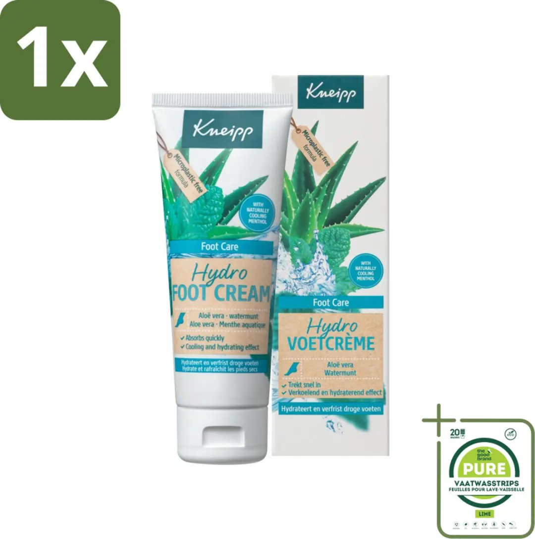 Kneipp Hydro Care Voetcrème 75ml