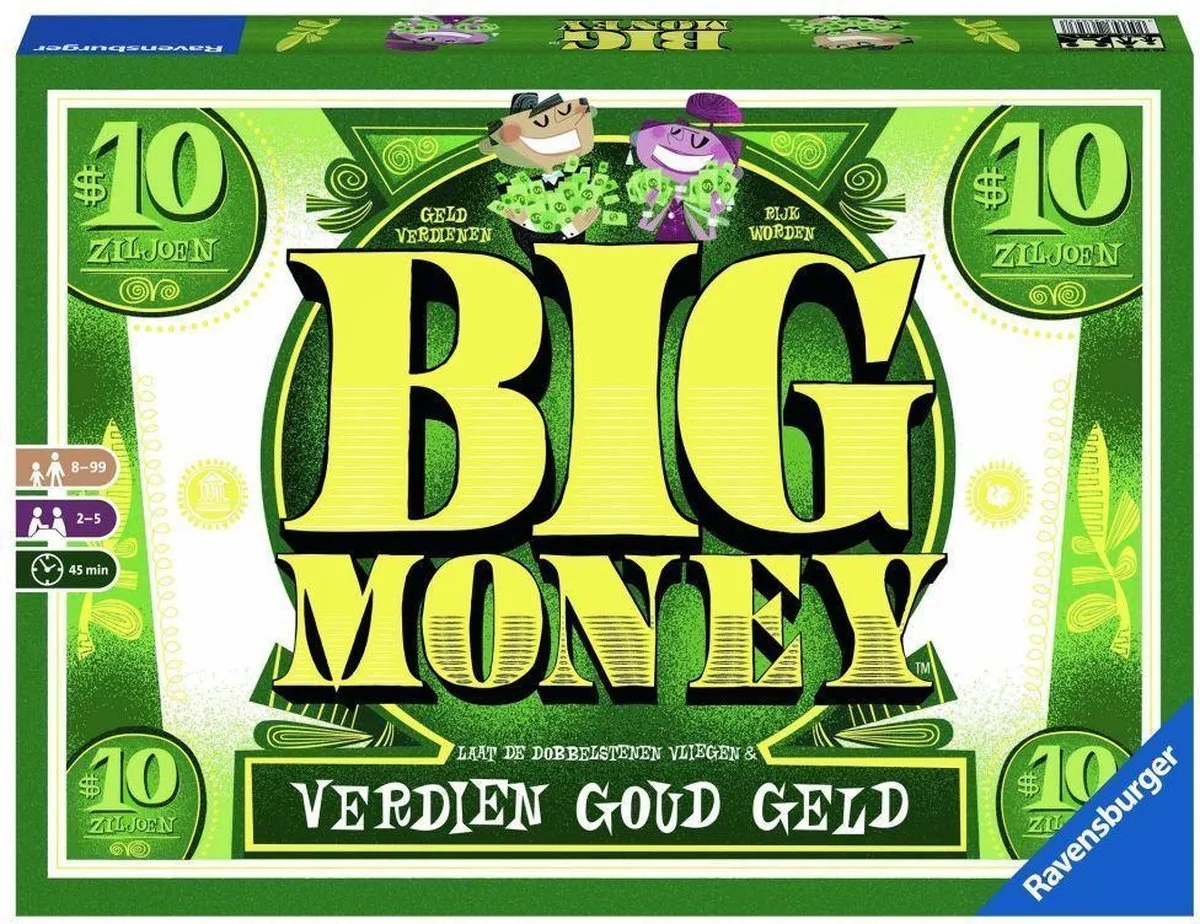 Ravensburger Big Money Bordspel 268238 - 2-5 Spelers