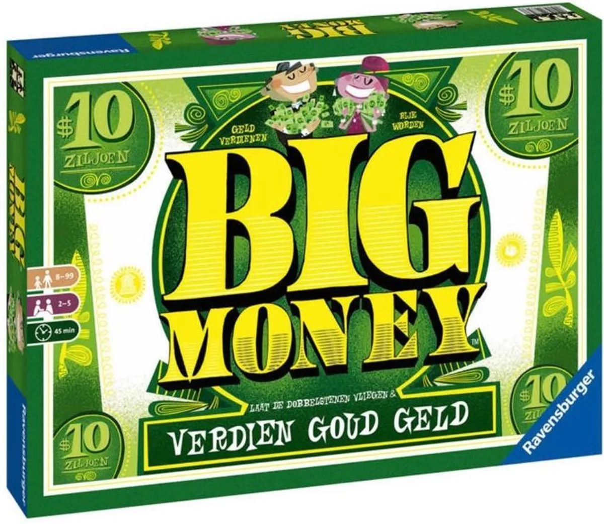 Ravensburger Big Money Bordspel 268238 - 2-5 Spelers