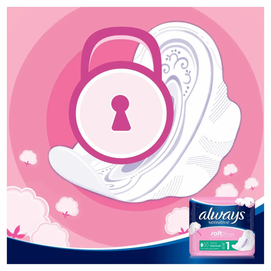 Always Normal Maandverband - 4 Stuks - Wit