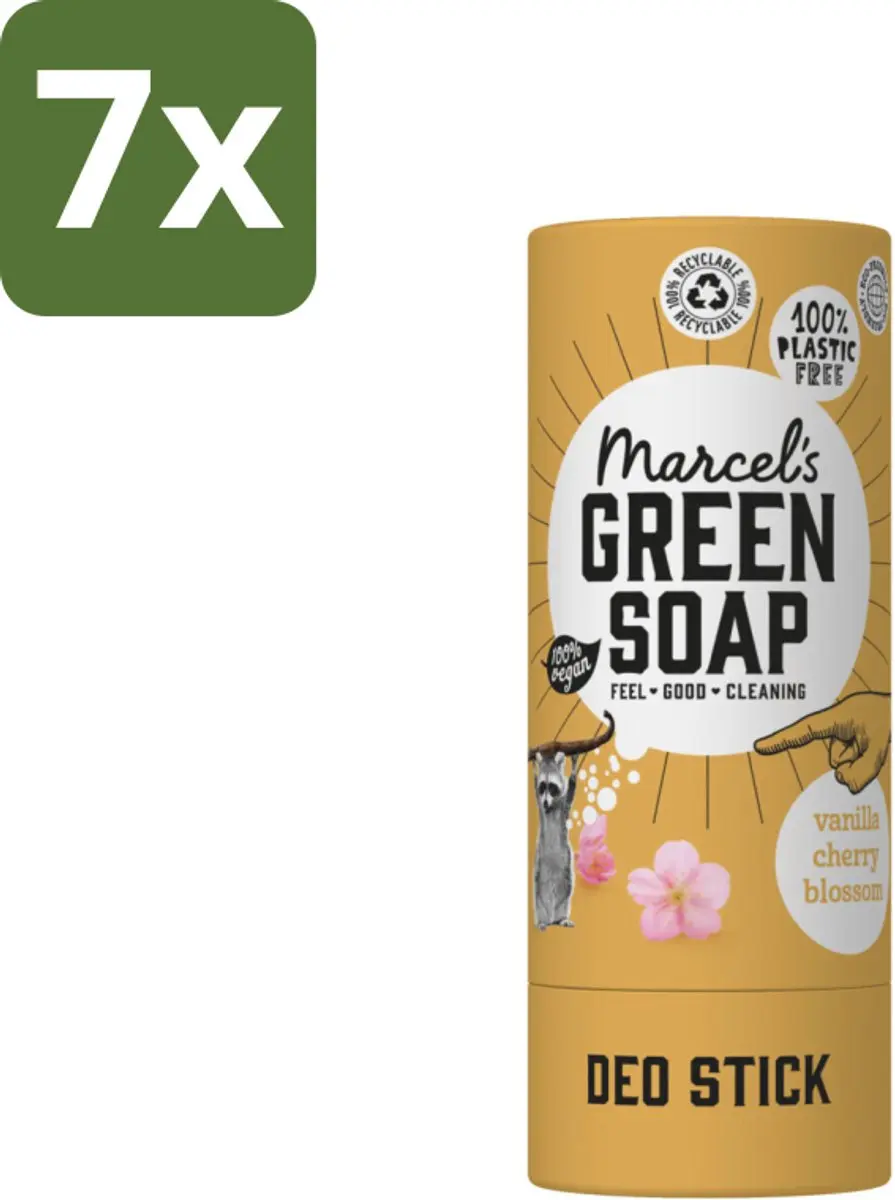 Marcel's Green Soap Deodorant Stick Vanille & Kersenbloesem