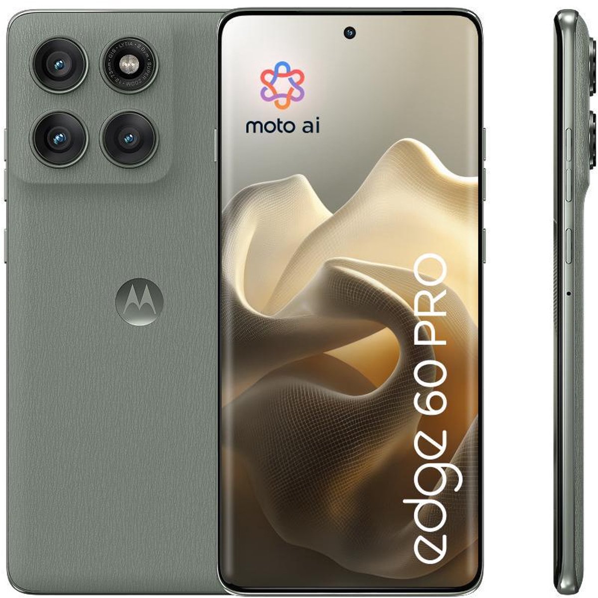 Motorola - Edge 60 Pro 5G - 256GB - Shadow