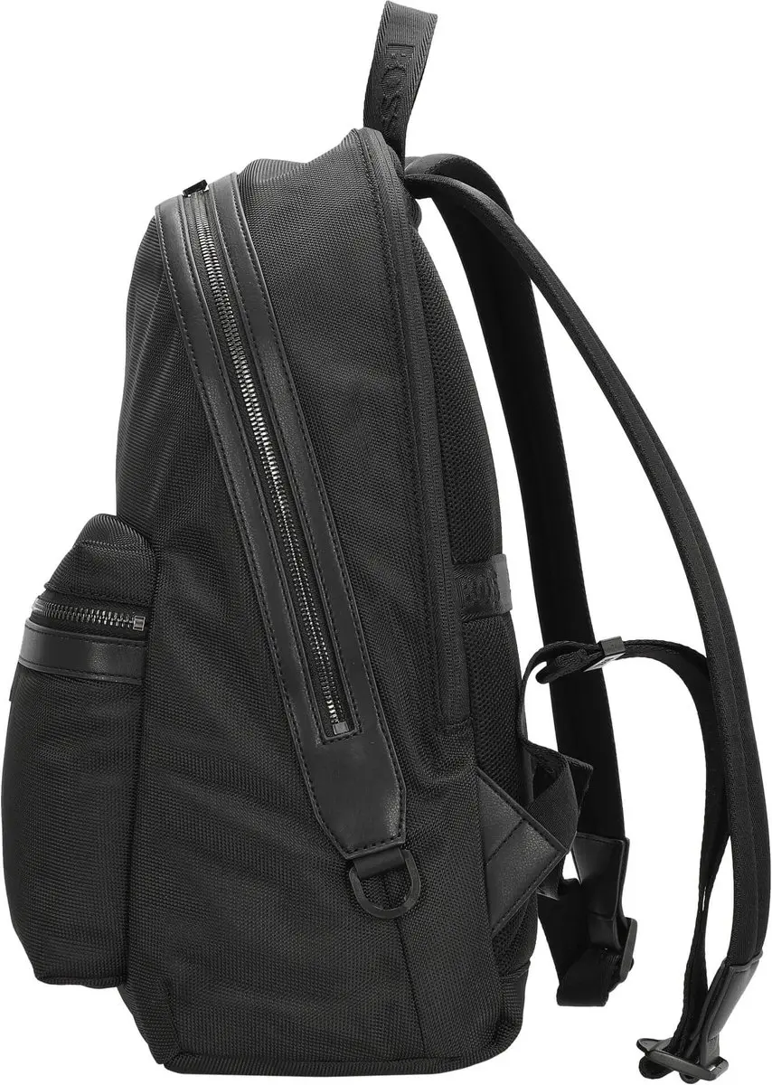 BOSS Backpack N Rugzak - 5 Vakken - 10 inch - Zwart