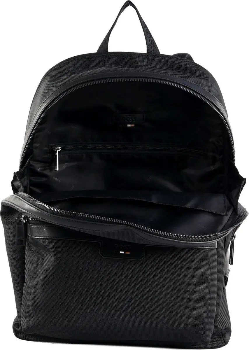 BOSS Backpack N Rugzak - 5 Vakken - 10 inch - Zwart