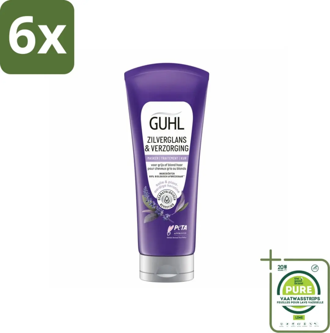 Guhl Haarmasker Zilverglans & Verzorging 200ml