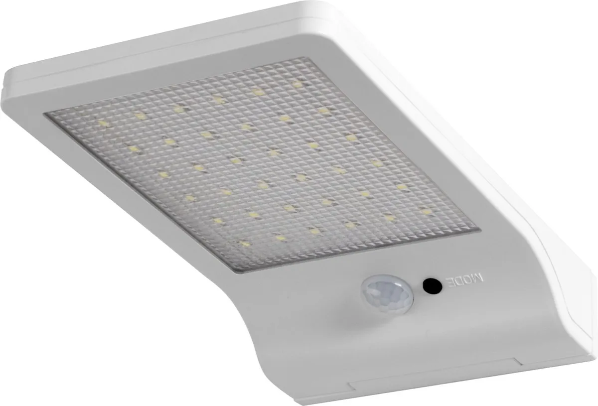 LEDVANCE DoorLED Solar Wandlamp 3W - Koelwit 4000K - Zilver