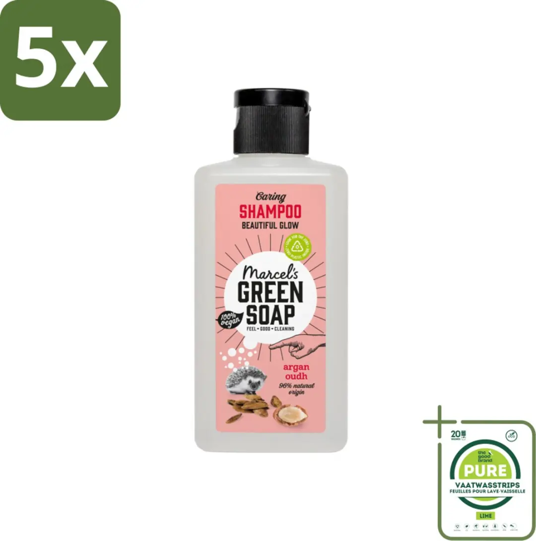 Marcel's Green Soap Argan & Oudh Shampoo 450ml