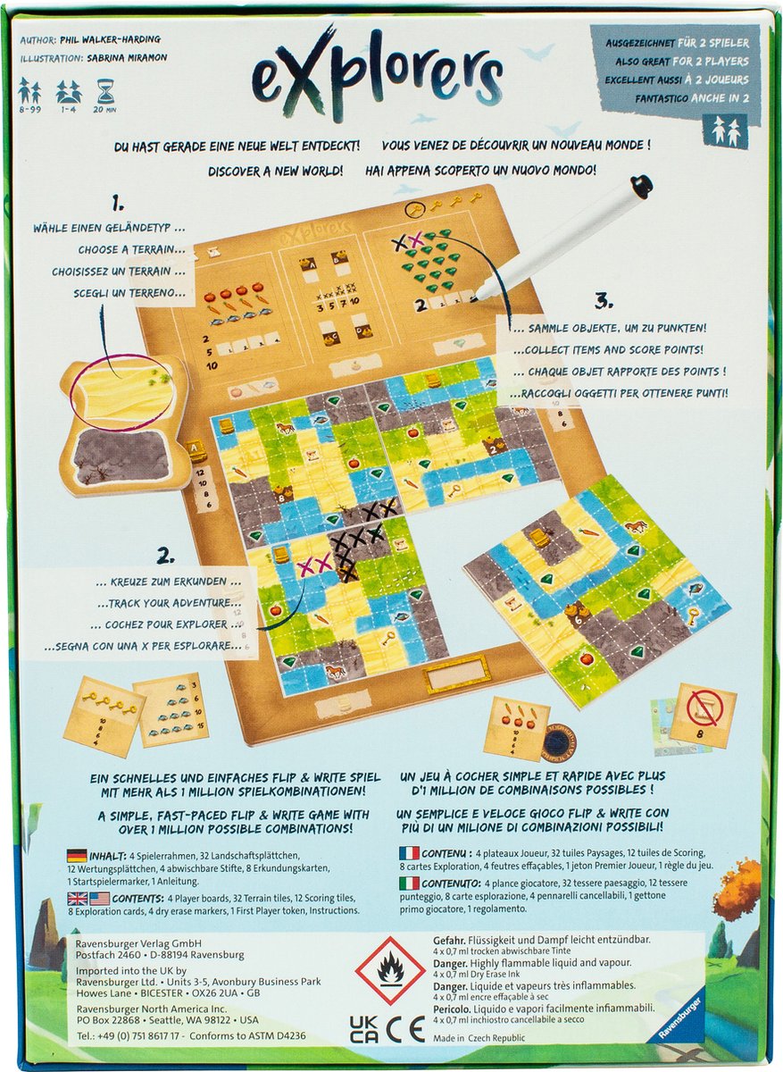 Ravensburger Explorers - Engelstalig Bordspel