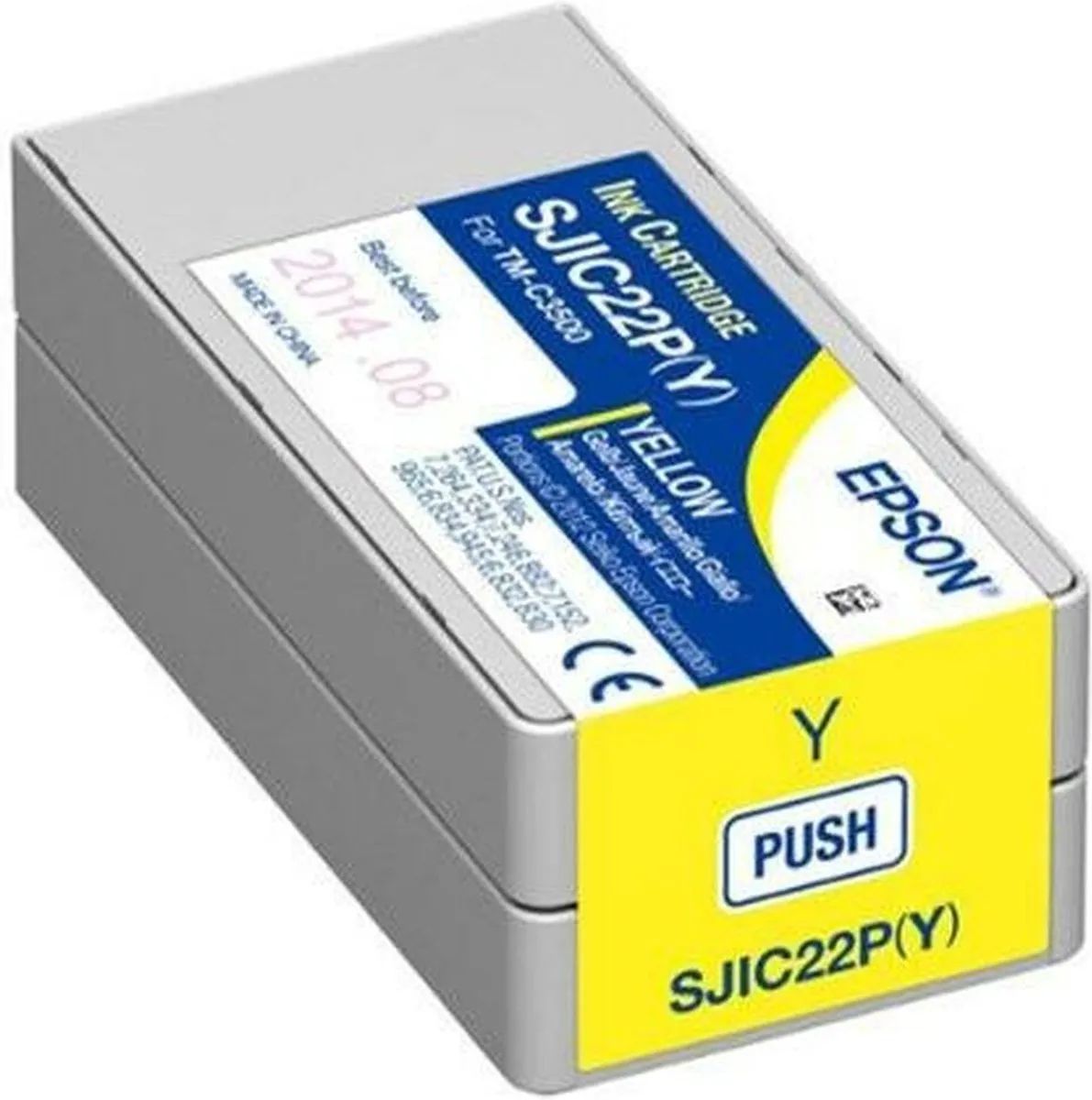 Epson SJIC22P Inktcartridge Geel