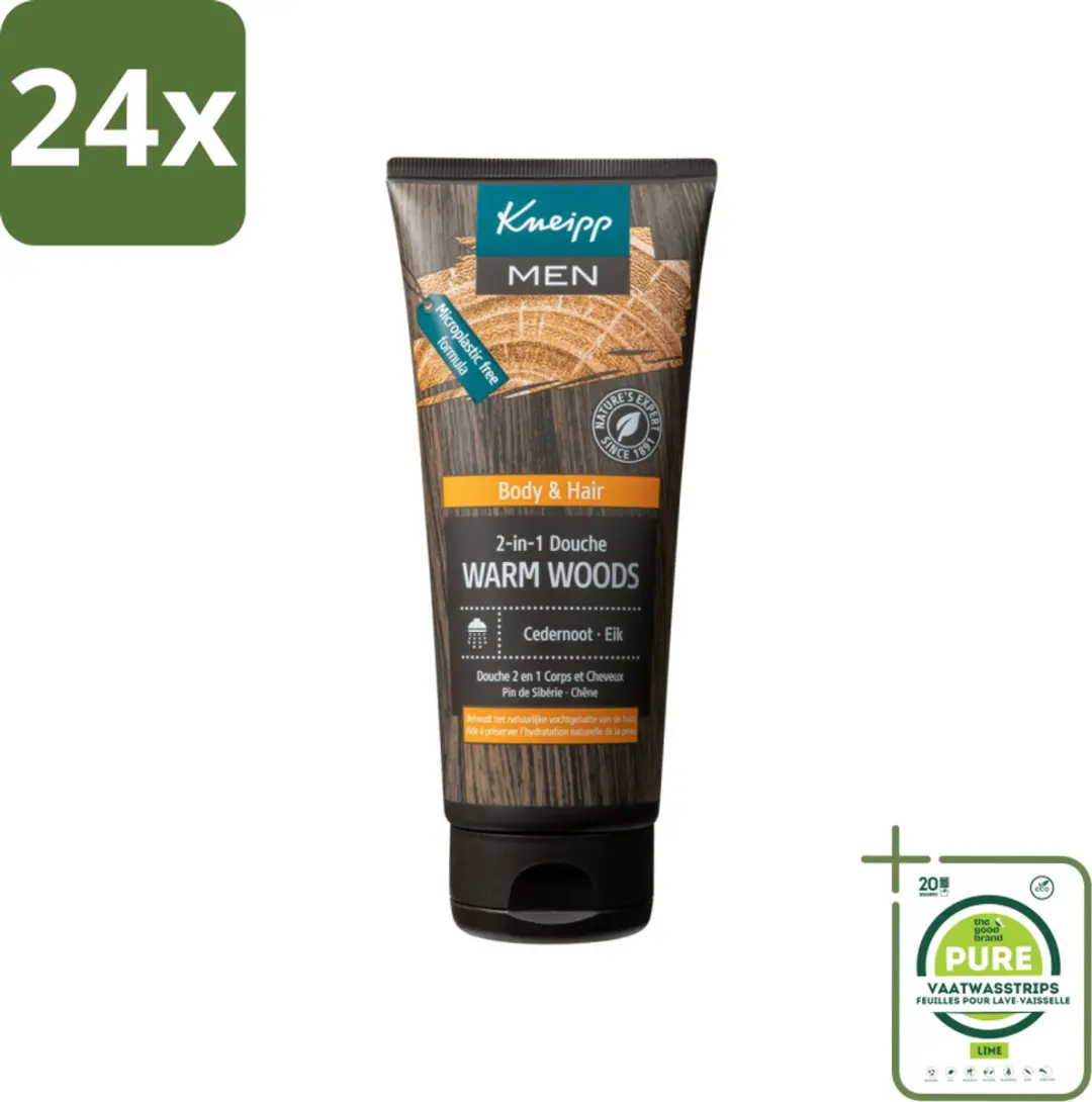 Kneipp Warm Woods Douchegel Mannen 200ml