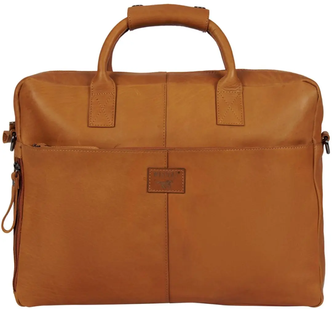 Mustang San Marino Laptoptas 15 Inch - Cognac