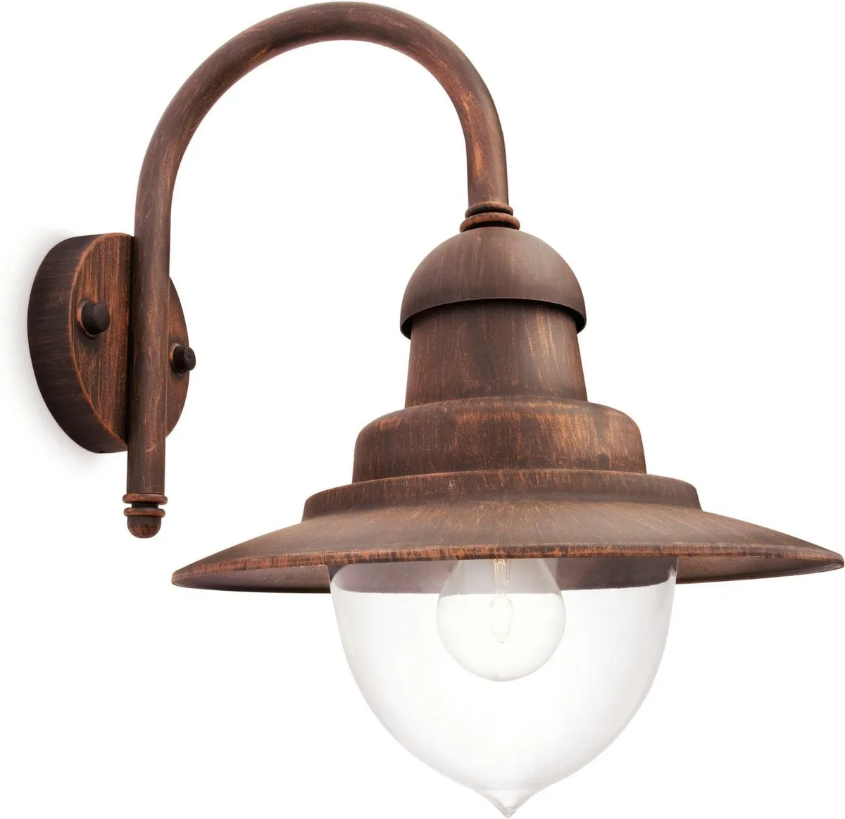Philips Hue Raindrop Wandlamp E27 Warmwit - Buiten - Brons