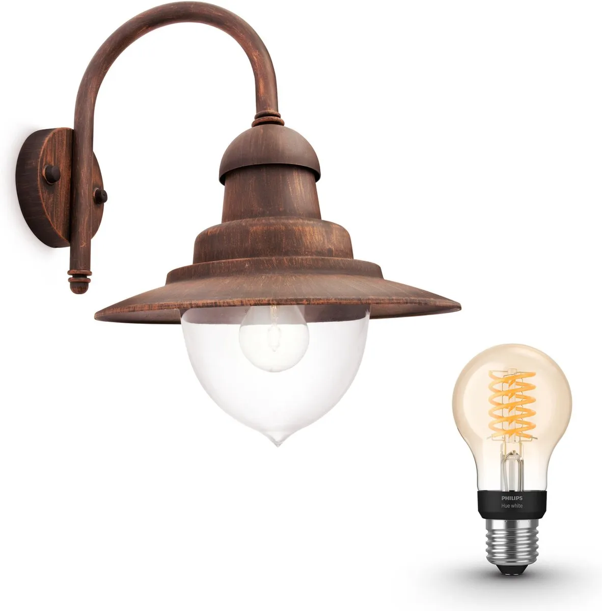 Philips Hue Raindrop Wandlamp E27 Warmwit