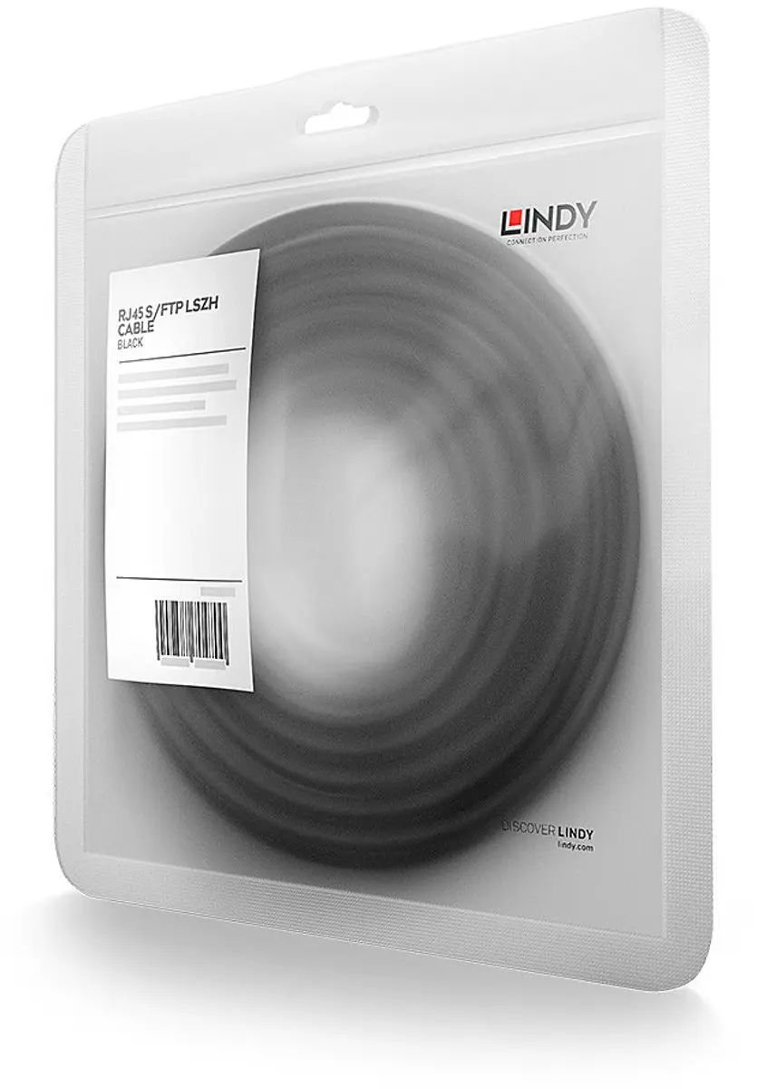 Lindy 47311 CAT 6a Patchkabel S/FTP 5m - Zwart