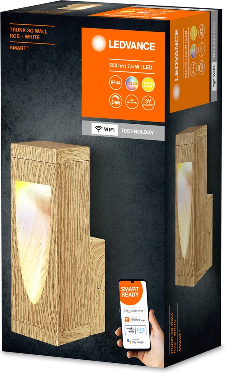 LEDVANCE SMART+ Outdoor Wandlamp 7,5W 600lm - Wit