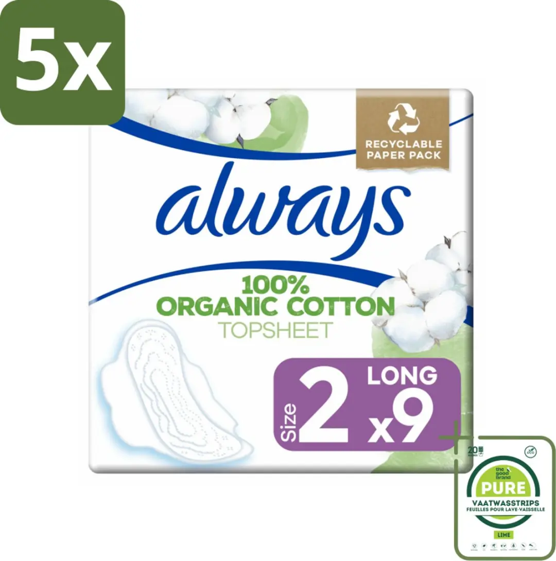 Always Cotton Protection Maandverband Long