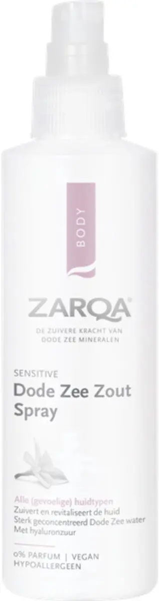 Zarqa Sensitive Dode Zee Zout Spray - 3 x 200 ml - Voordeelverpakking