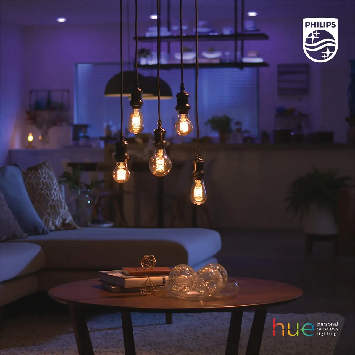 Philips Hue Alpenglow Wandlamp E27 Warmwit - Antraciet