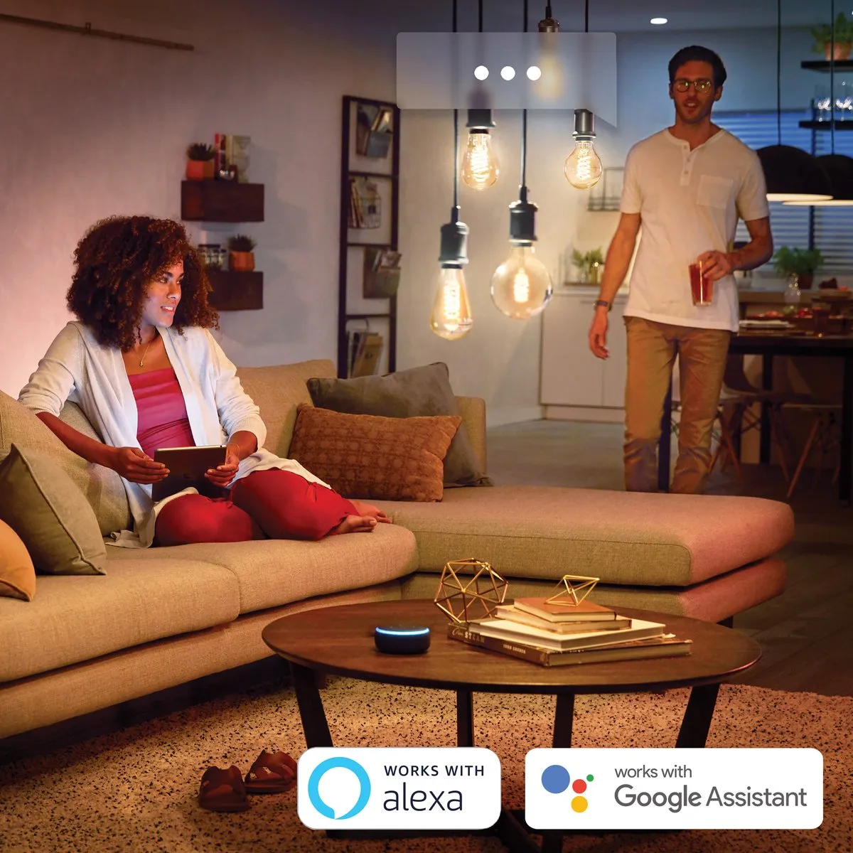 Philips Hue Alpenglow Wandlamp E27 Warmwit - Antraciet