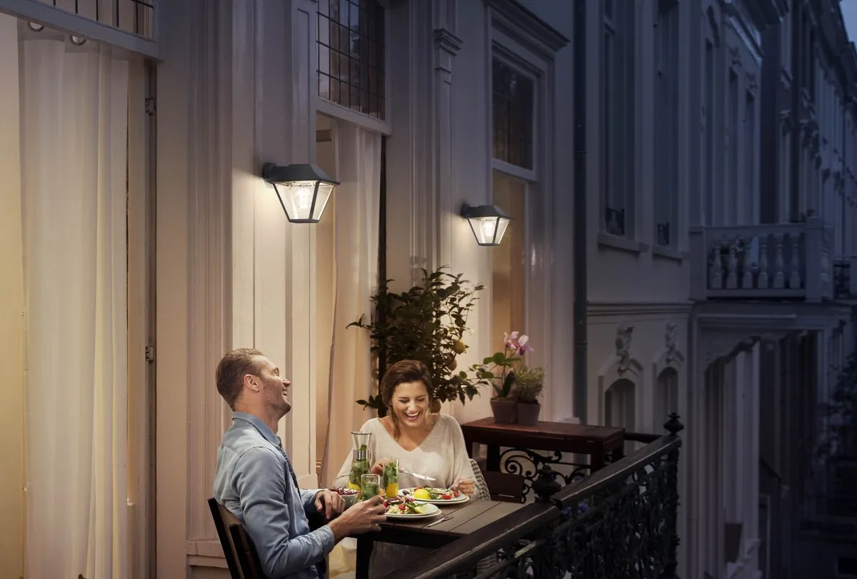 Philips Hue Alpenglow Wandlamp E27 Warmwit - Antraciet