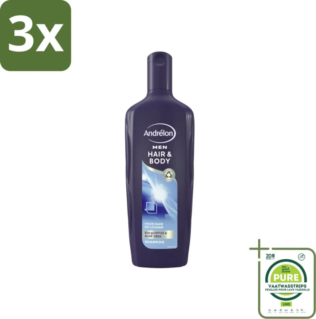Andrélon Men Hair & Body Shampoo 2-in-1 300ml