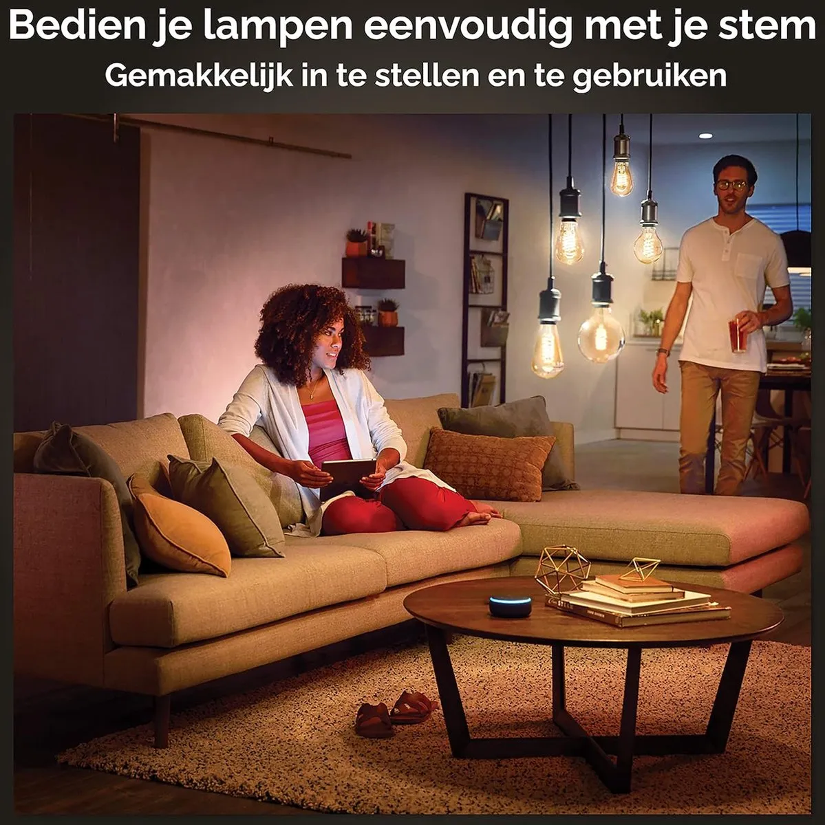 Philips Hue Mirth Wandlamp E27 Zwart - Warmwit 2700K